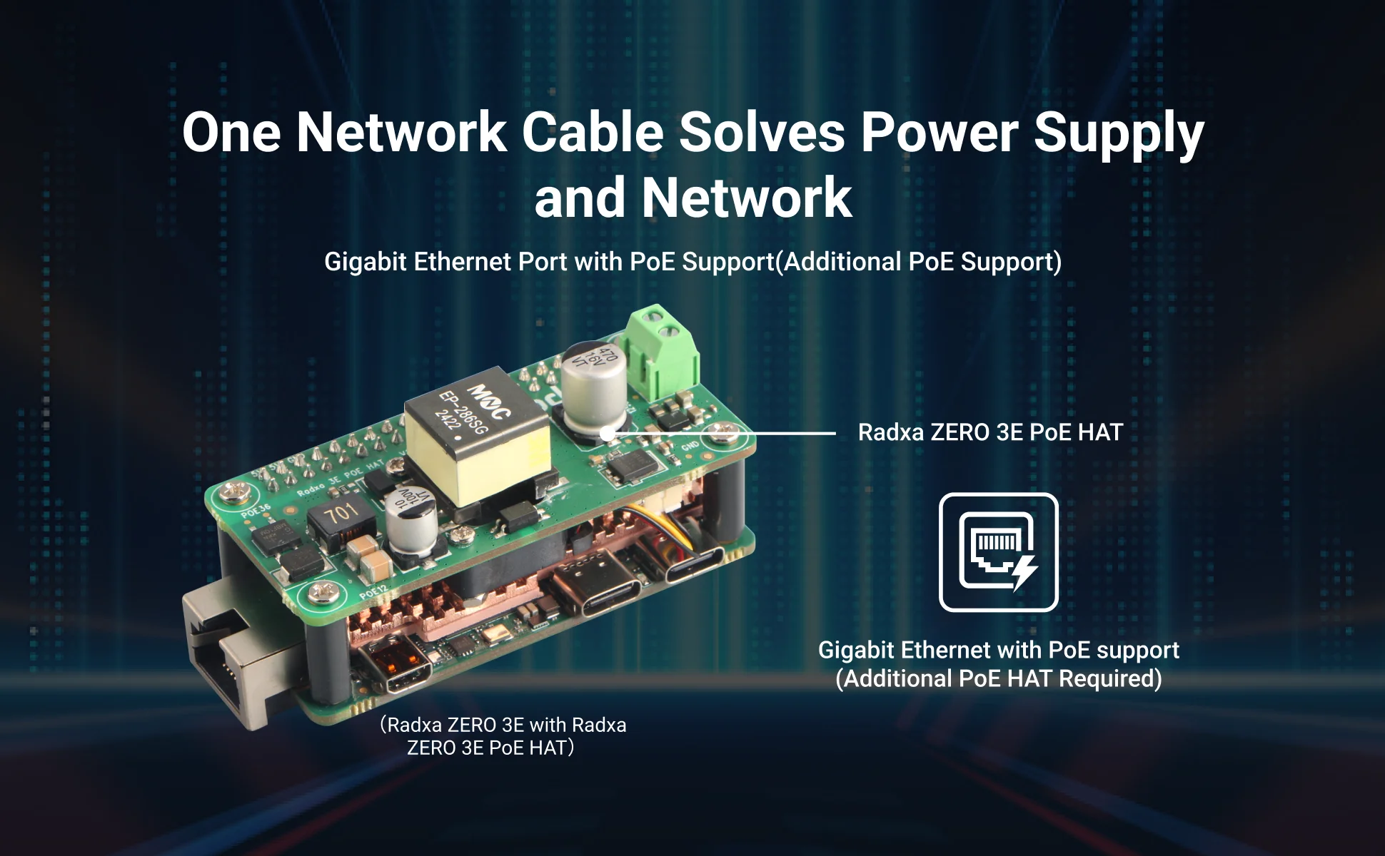 RADXA-ゼロ3eシングルボードコンピューター,rk3566,4コアcpu,sbc