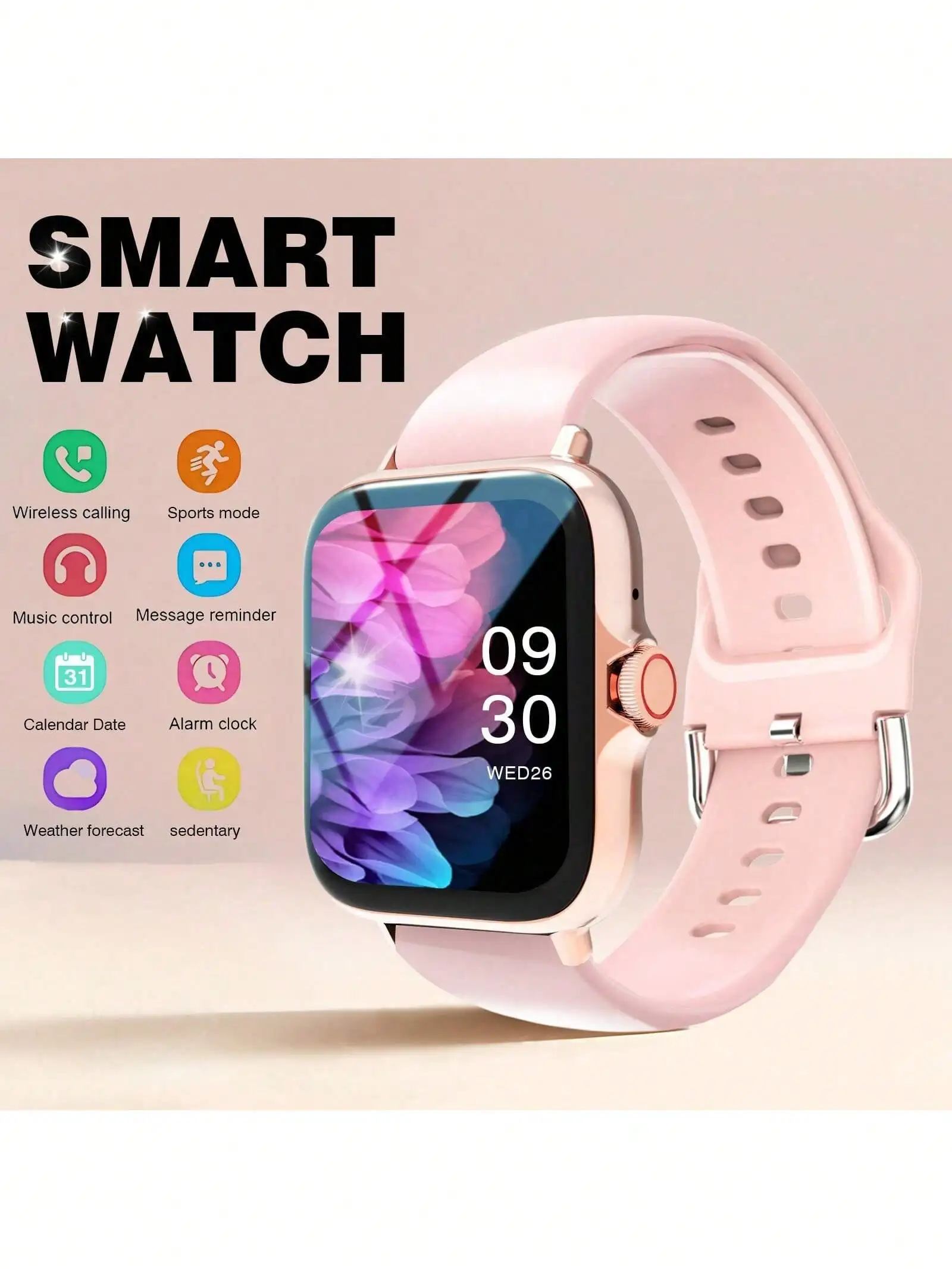 Bluetooth Calling Smart Watch for Men Women, Multi-Sport Fitness Watch with Message Notifications, Compatible with iOS & Android Phones - view 4