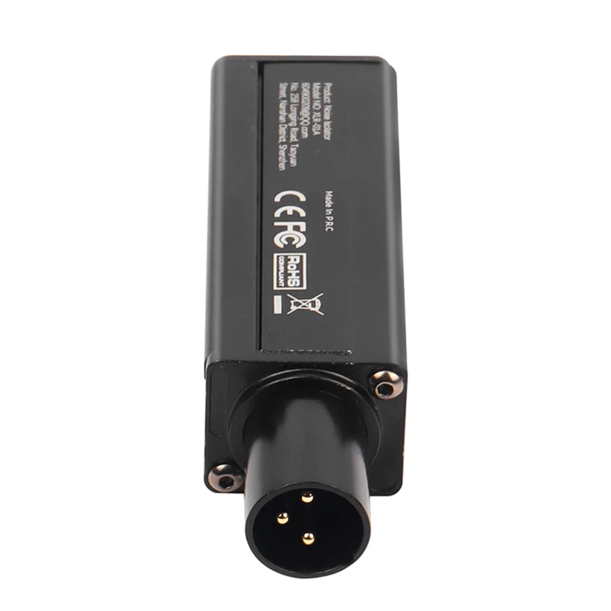 3.5mm to XLR Stereo Audio Isolator Noise Reduction Filter Audio Common Ground Current Sound Elimination Noise Reduction