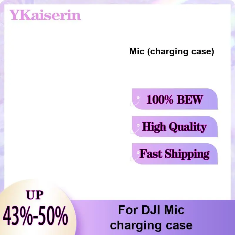 For Dji Mic Charging Case Rapid Charging 2600mAh Charging Case Battery