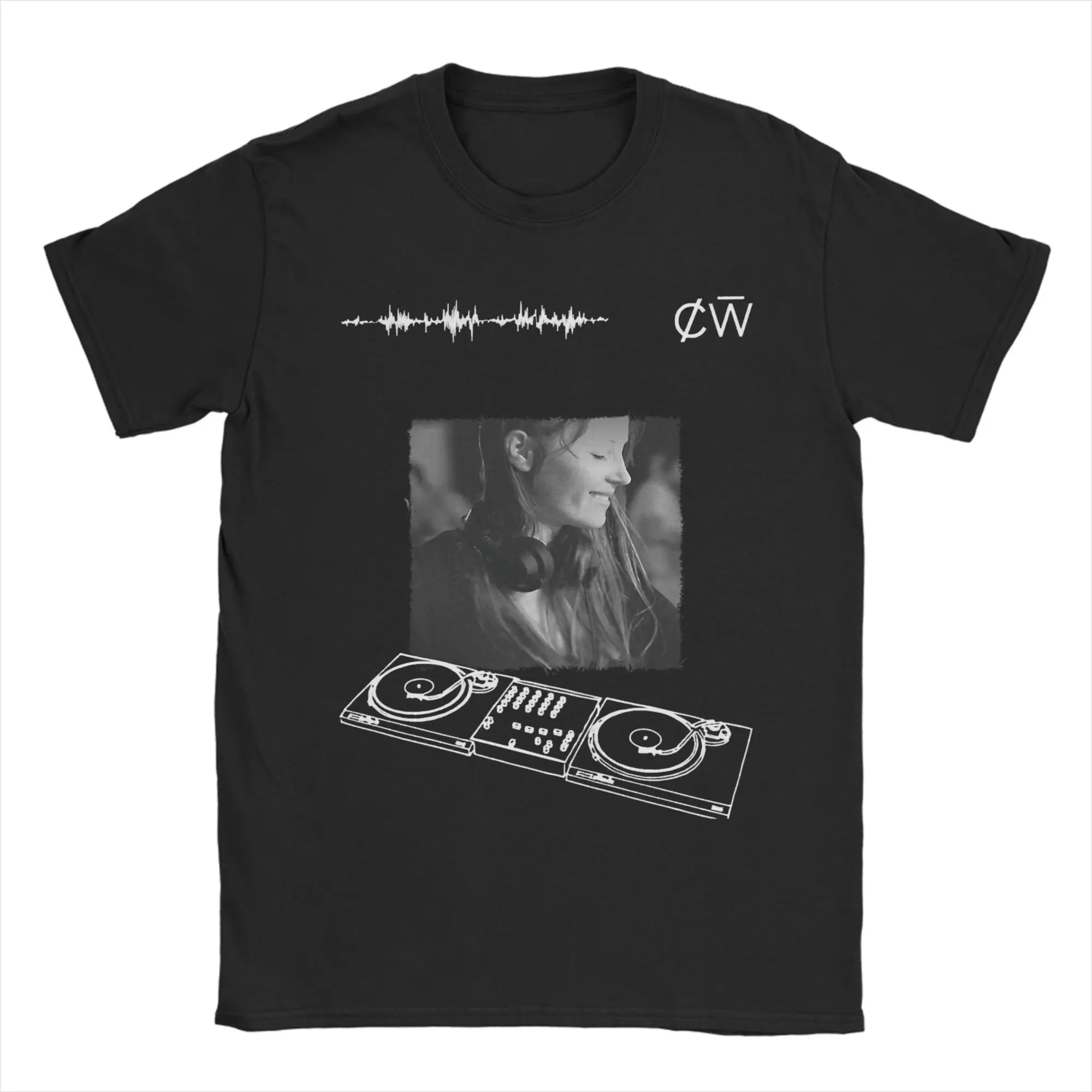 Camiseta de Bélgica DJ Charlotte de Witte, camisetas Vintage de algodón para hombre, camisetas de manga corta con cuello redondo, ropa recién llegada
