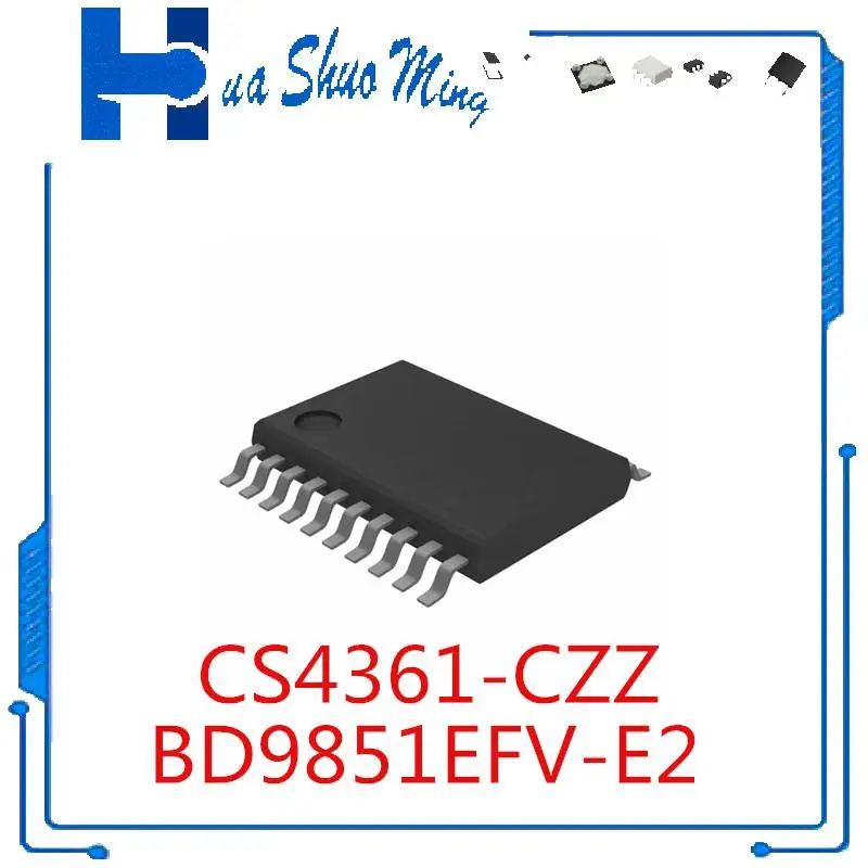 10Pcs/Lot CS4361-CZZ   CS4361CZZ BD9851EFV-E2   BD9851  TSSOP-20