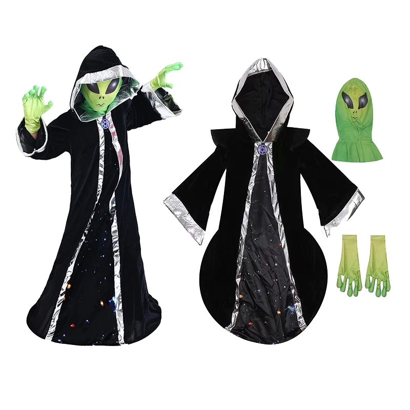 Offerta speciale: Costume cosplay da uomo di Pasqua per Alien Boy Girl Four Seasons Boss Anime Horror Gioco di ruolo Maschera Halloween animato