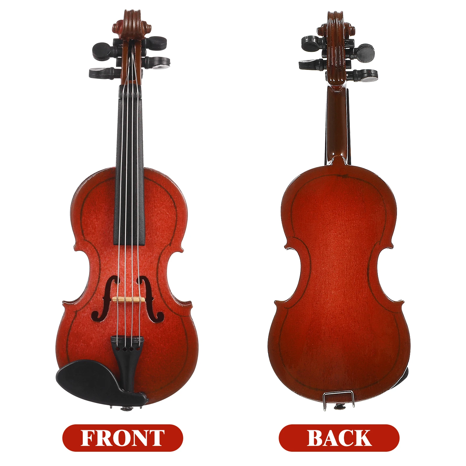 

1Set Realistic Violin Prop Amazing Attention to Detail Wooden Material Perfect for Photo Props Decorative Miniature