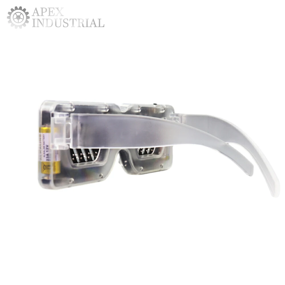 DIY Kit Voice Controlled LED Luminous Glasses Making Set Light-emitting Diode Flashing Light Electronic Soldering Assembly