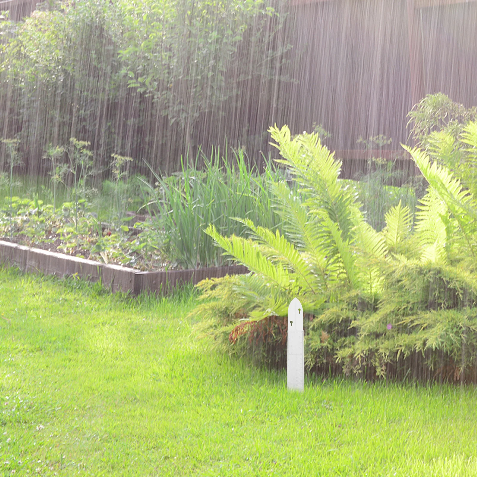 1 قطعة مقياس المطر البلاستيك الأرقام الموسعة مقياس واضح دائم في الهواء الطلق الأمطار أنبوب اختبار لوازم القياس الدقيق