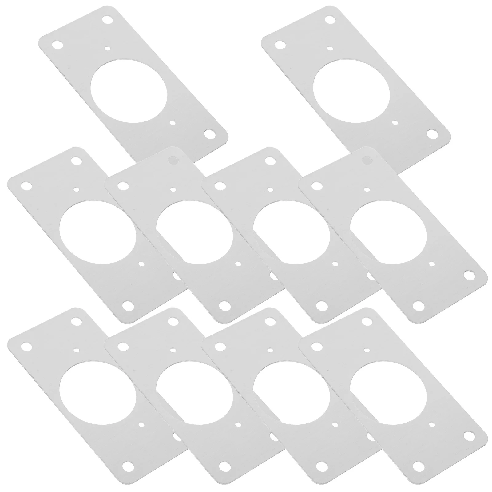 

2 Sets Cabinet Door Hinge Repair Plate Stainless Steel Reinforcement For Kitchen Cabinet Doors Fixing Bracket Hinge Repair Kit