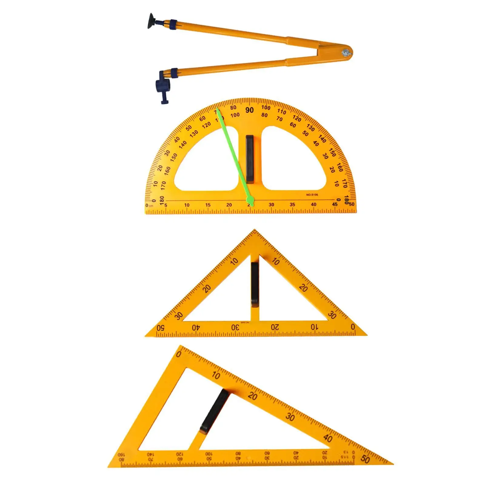 Disegno di strumenti per la geometria della matematica attrezzatura per la geometria della matematica per insegnanti di ingegneria