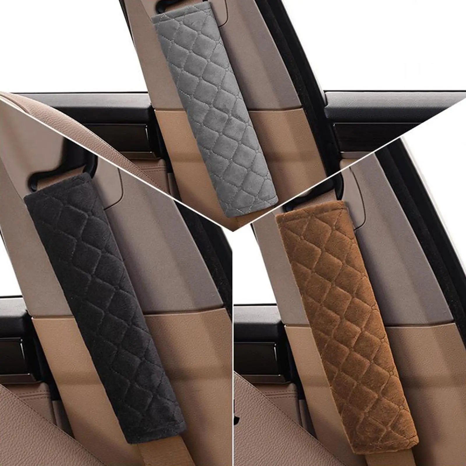 

1pc Universal Car Safety Belt Cover Adjustable Seat Cover Car Shoulder Shoulder Pad Belt Protector Auto Accessories Strap C G3O9