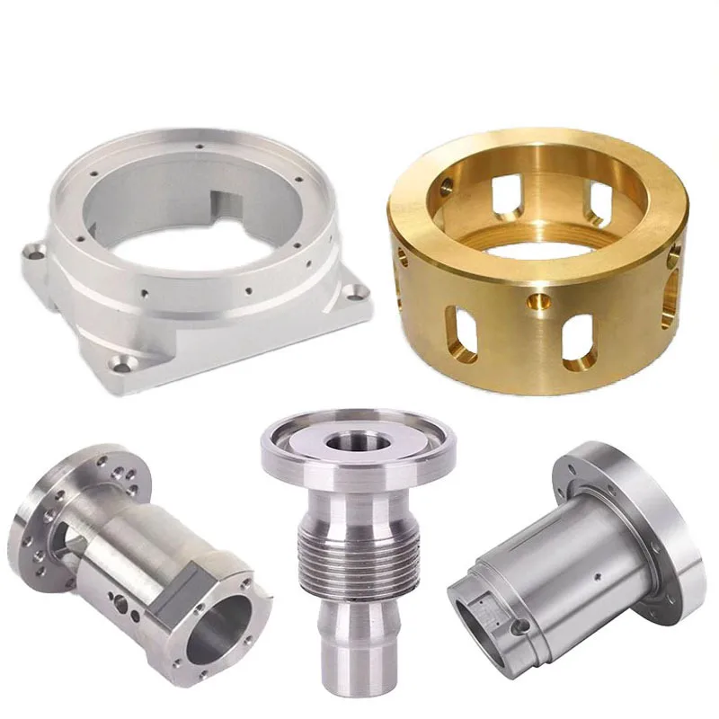 Serviço de usinagem CNC usinagem CNC peças de motor automotivo palheta personalizada polia de bomba de água curta de alumínio