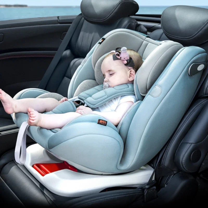 EG72 360째 Rotating Baby Car Seat, Reclining Infant Safety Chair, Universal Baby Car Seat for 0-12 Years, Portable Toddler