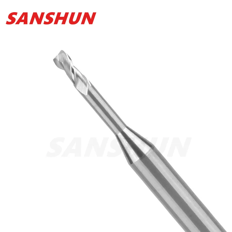 Rãnh Sâu Mặt Hợp Kim Dao Phay Tránh Cổ Cắt Kéo Dài CNC 3F Top Lỗ Sâu Chế Biến Thép Không Gỉ Cho Nhôm