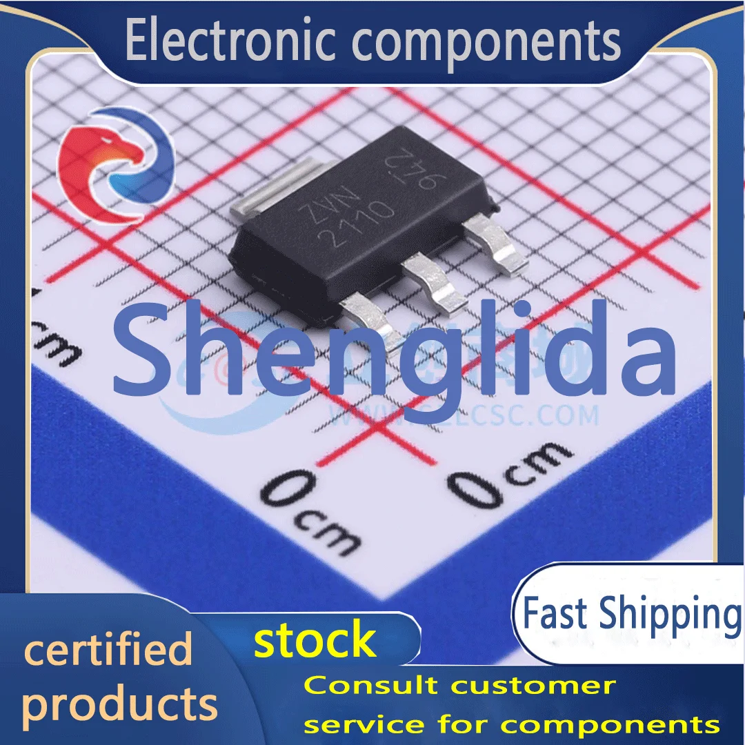 ZVN2110GTA packaged SOT-223 field-effect transistor (MOSFET) brand new off the shelf 1PCS