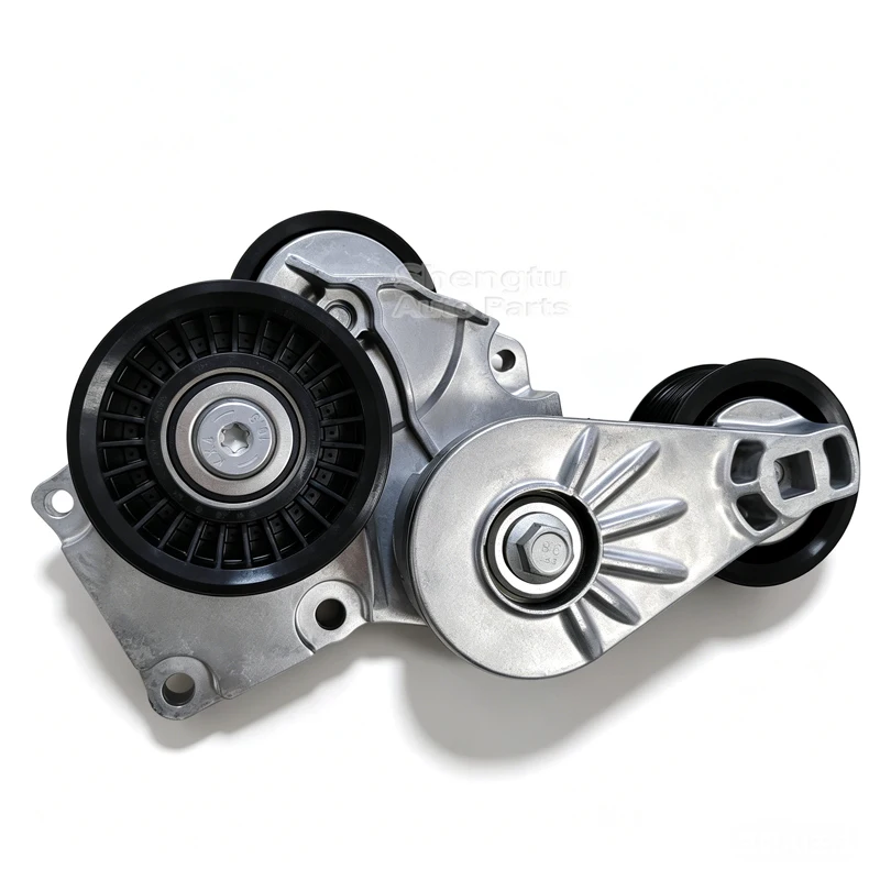 

Drive Belt Tensioner with Pulleys and Bracket for Jaguar F-TYPE X152 XE X760 XF X260 XJ X351 306PS 508PS AJ126 C2D49666
