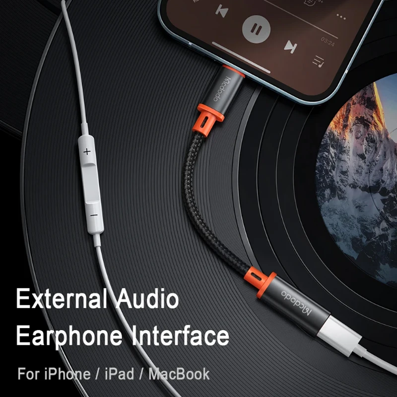 Type-C To Lightning Male Data Convertor Cable OTG Earphone Audio Charging Adapter For i P hone 13 12 11 Macbook i Pad U Disk