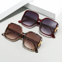 Vintage Oversized Square Sunglasses Men Women Fashion Brand Cat Eye Sun Glasses Men Hip Hop Outdoor Fishing Eyewear UV400