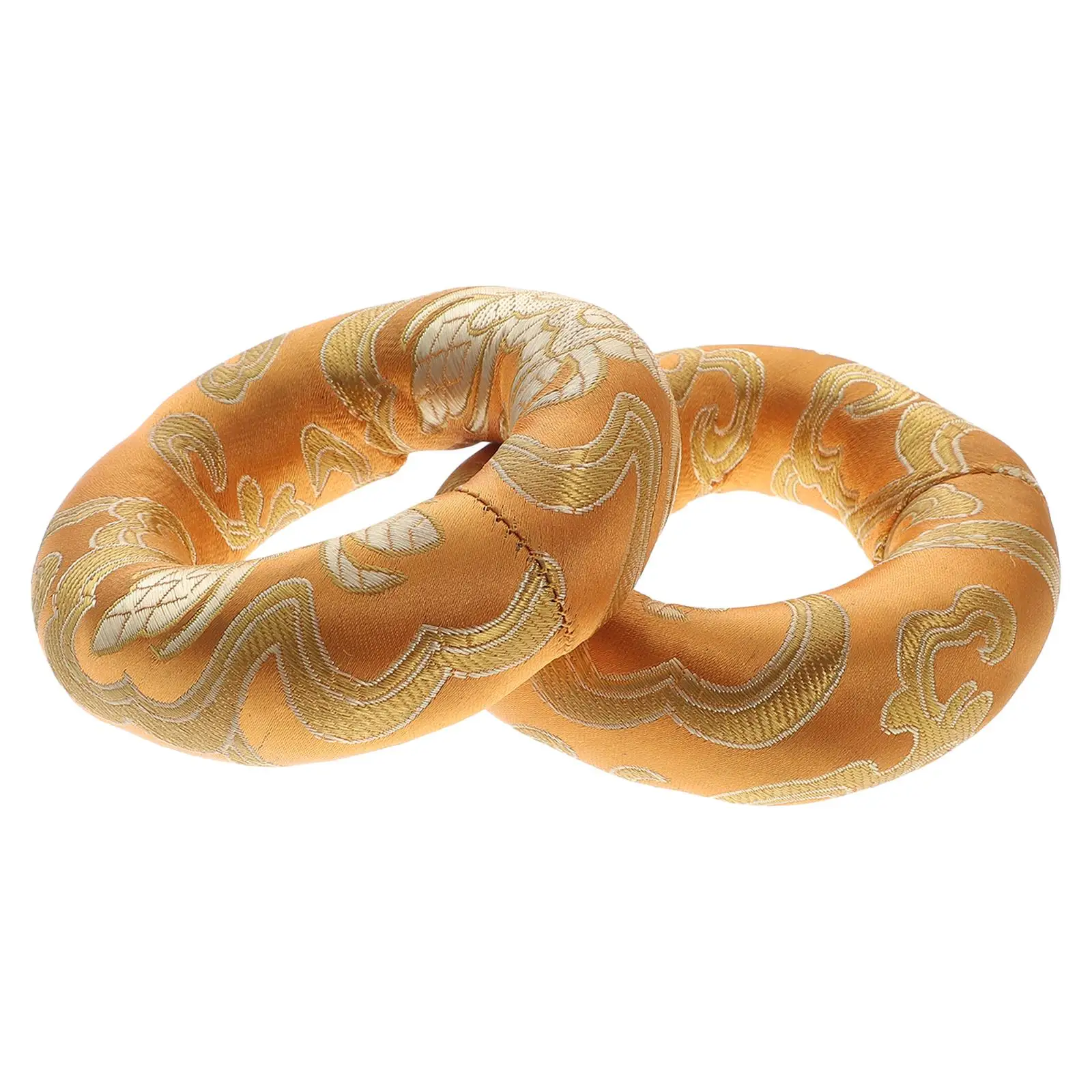 

2 Pcs Cotton Cushions for Sound Pads Singing Singing Bowl Mats Bowl Pads Sound Bowls Music Accessories Buddhism Gifts