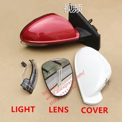 Rear Mirror Cover/Lens/Turn Light For Chery Arrizo 5 Rearview Mirror Turn Signal Light