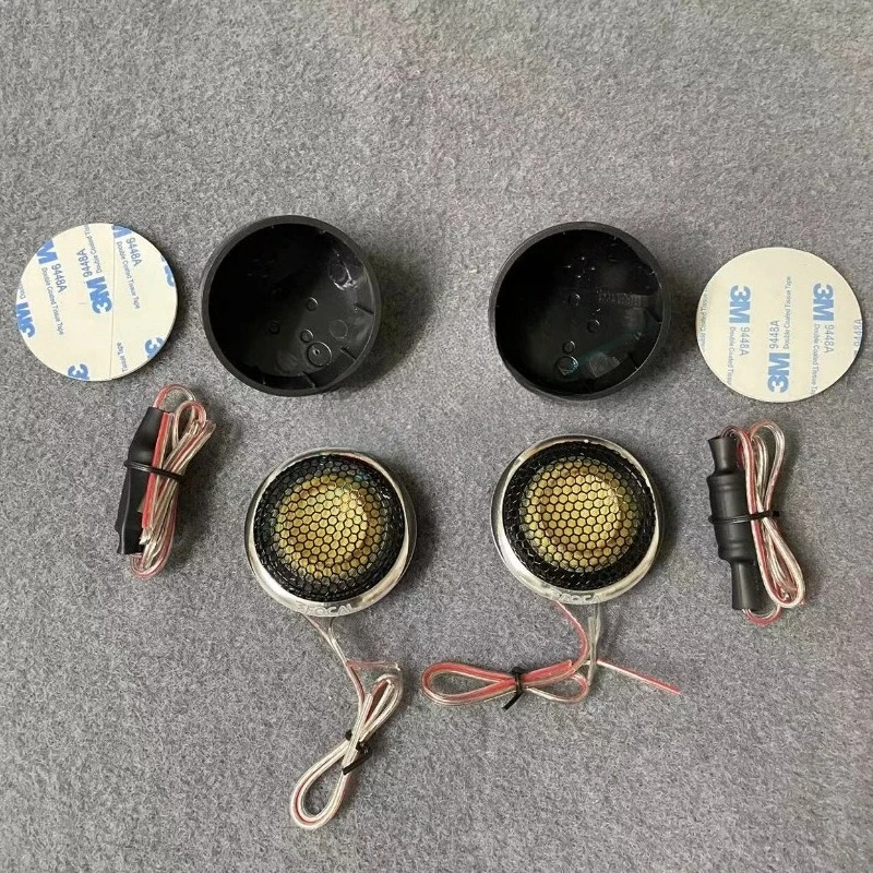 SOTAMIA 2PCS Tweeter 2,5 pouces 4 Ohm 20 Watt Tweeter pour voiture, audio de voiture, haut-parleur Bluetooth puissant, boîte à son Bluetooth