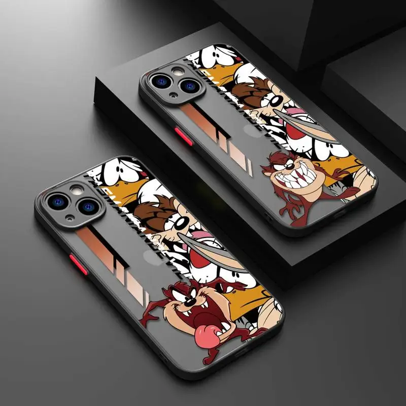 The Tasmanian Devil Phone Case For iPhone 15 14 11 Pro Max 13 12 Mini XR XS X 7 8 6 6S Plus Hard Matte Shell