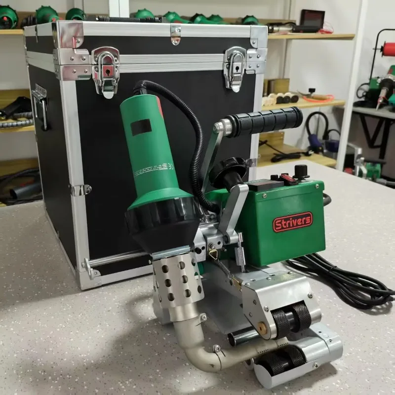 آلة لحام محمولة عالية الجودة قابلة للتخصيص إسفين ساخن لغطاء أرضي HDPE PVC LDPE لمشاريع مقاومة للماء