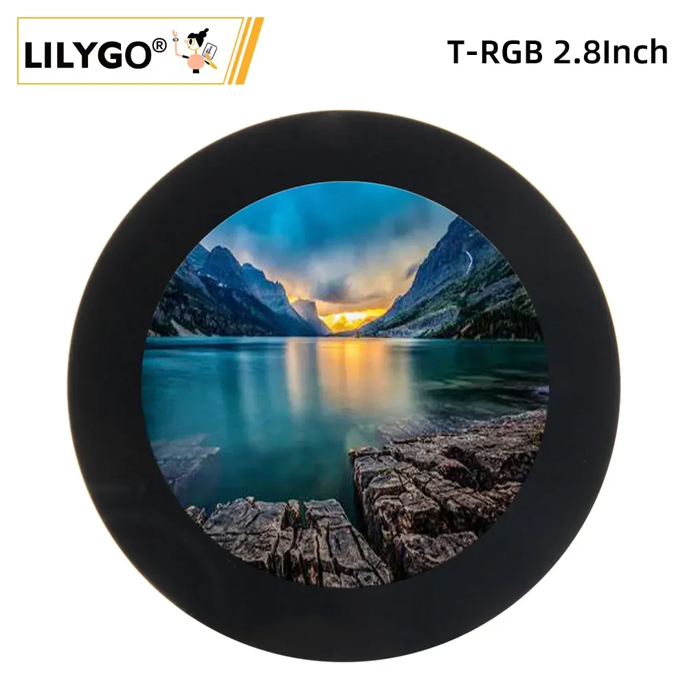 LILYGO T-RGB ESP32-S3 Round Touch Screen Development Board 2.1 2.8 Inch 480x480 WiFi Bluetooth LVGL GUI