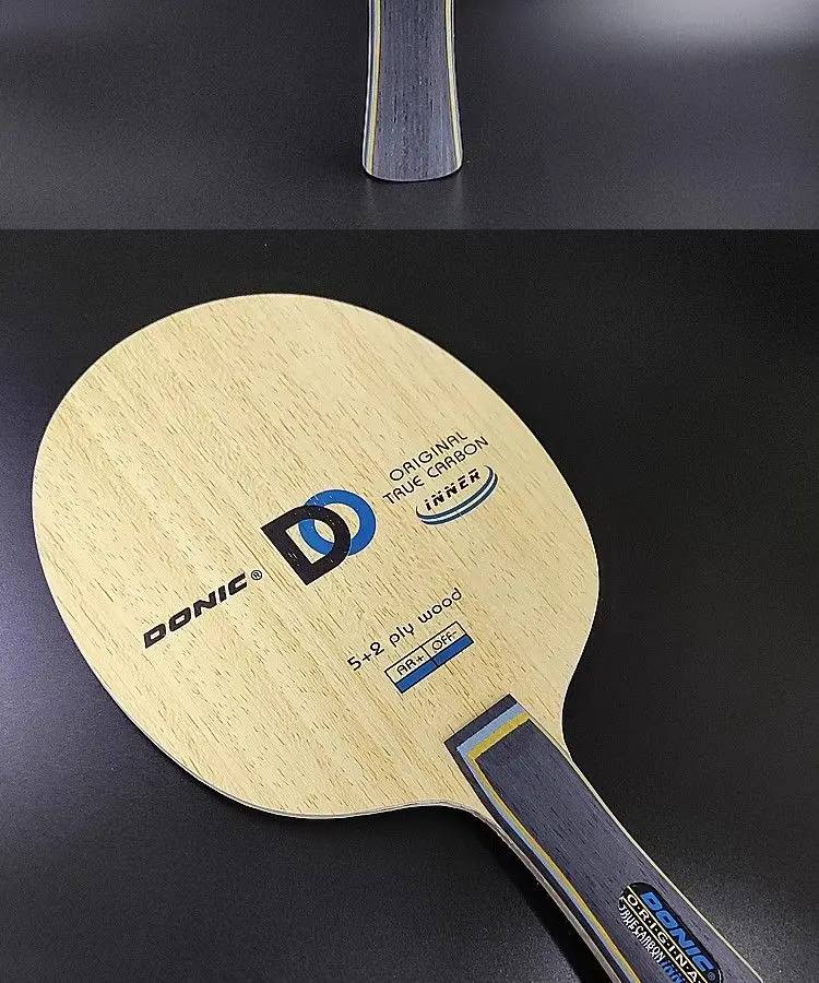 DONIC Ping Pong Bottom Plate True Carbon Internal Energy Carbon Attack Type Mixed Aromatic Carbon Horizontal Plate 33191