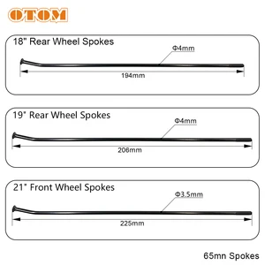 OTOM-Wheel Rim للدراجات النارية KTM SX ، EXC ، XCF ، HUSQVARNA ، TX ، FE ، FX ، FC ، الرحلان الكهربائي الأسود ، 21 أعلى 8 مبيعات مستعملة 18 رينز - رقم 4