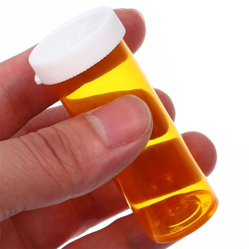 

12 pcs Pill Dispensing Bottles Medicine Storage Empty Cases Portable Travel Pharmacy Container Large Capacity Waterproof Sealed