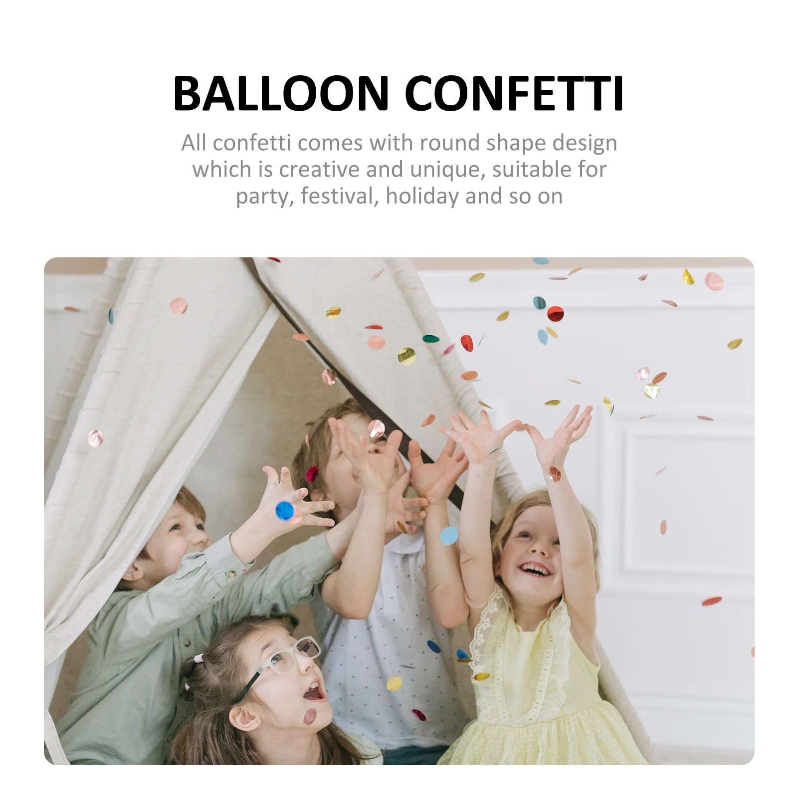 

1Set Round Aluminium Foil Confetti Party Birthday Wedding Balloon Decoration Table Scatter Festival Confetti Table Decoration