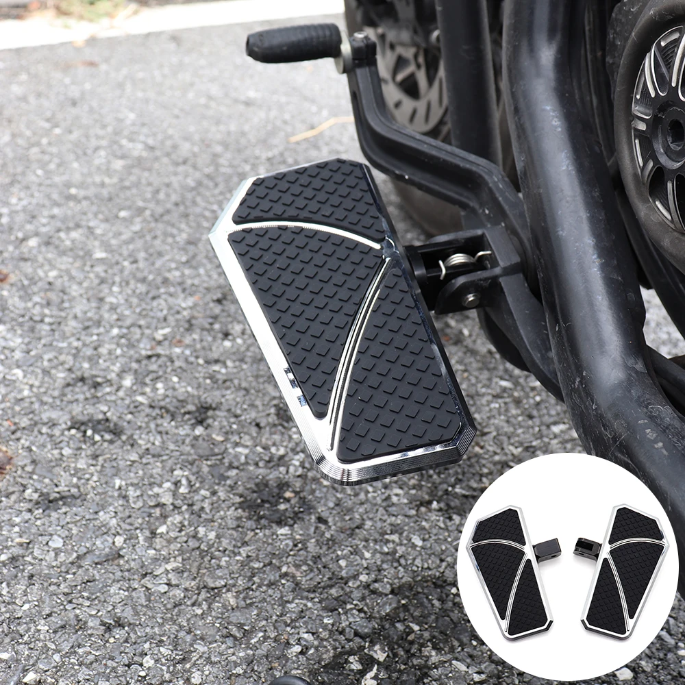 

For CFMOTO 450CLC 450 CLC 450CL-C 450 CL-C 250CL-C Motorcycle Accessories Footrest Billet Wide Foot Pegs Pedals Rest Footpegs