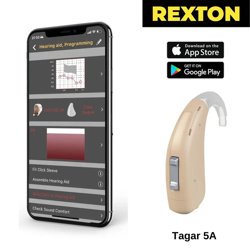 Rexton Targa 5A Mobil Programmable Original 120db Severe Deaf High Power 8-Channel Targa HP 5A Hearing Aids for Deafness