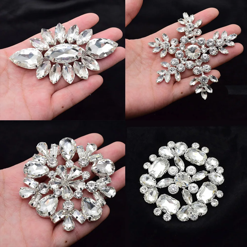 Patch de verre délicat en cristal biscuits, petit autocollant, bricolage, cousu chez les patients, vêtements de sauna, accessoires de chaussures, décoration, 1 pièce