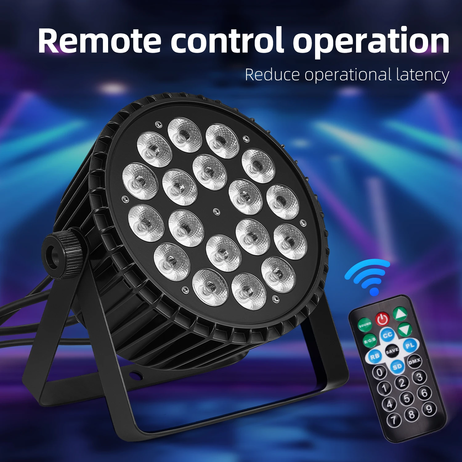 

180W LED Par Light RGBW Floor Light For DJ Disco Illumination Scenic Decoration Area Stage Lights Professional System Wholesale