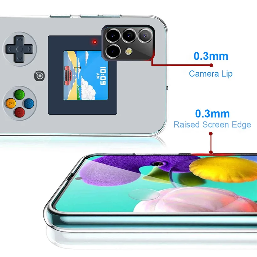 ゲームボーイの携帯電話ケース,Samsung Galaxy a14 a54 a34 a24 a13 a53 a33 a23 a52 a12 a32 a22 a03s a02s a04s,ユニークなカバー