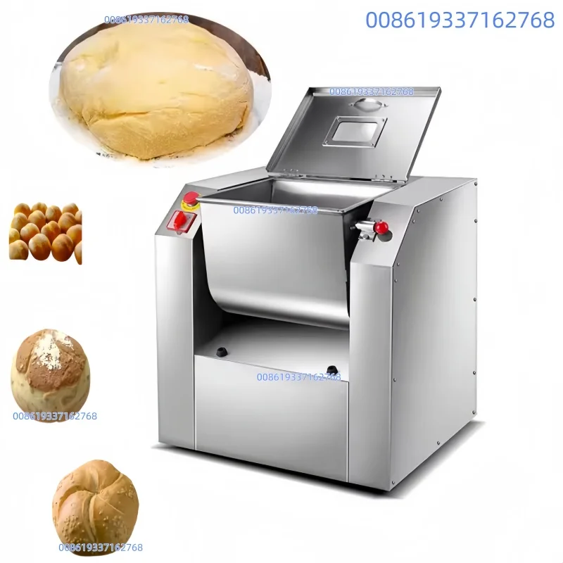 25KG Factory Outlet Stainless Steel Bread Dough Mixer Machine Commercial Pizza Dough Maker Flour Mixer Dough Kneader
