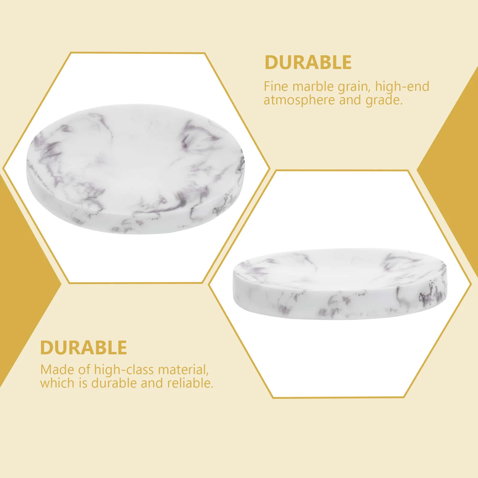 

Marble Pattern Soap Dish Nordic Style Resin Soap Holder for Bathroom Kitchen Drainage Rack Household Storage Box