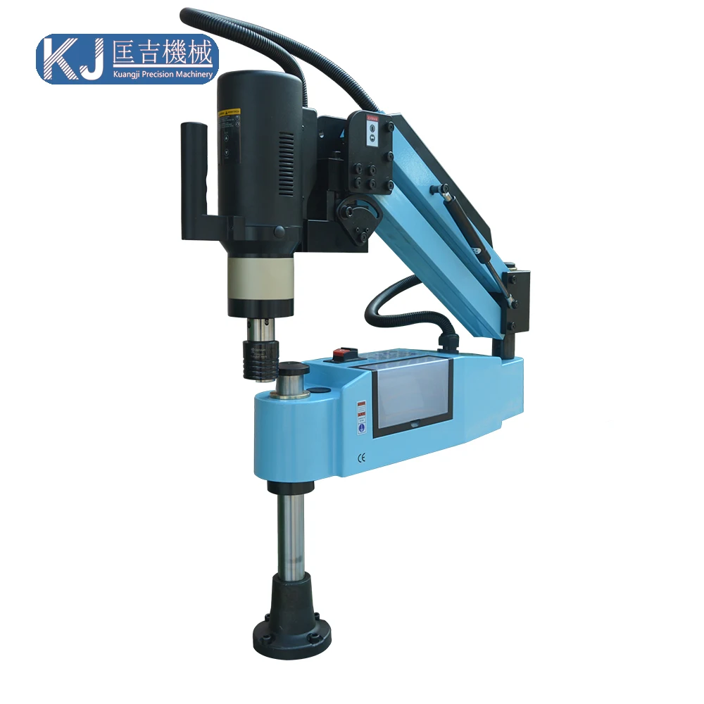 Upgraded M6-M24 Vertical Touch Screen Drilling Threading Tapper Electric 220V Motor Flexible Arm Tapping Machine Made In China