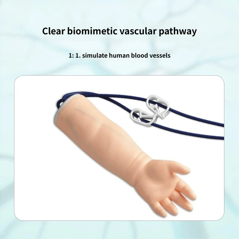Pediatric Infant Venipuncture Arm Model,IV Training Arm Model,Nurse Training Blood Drawing Arm Model Kit