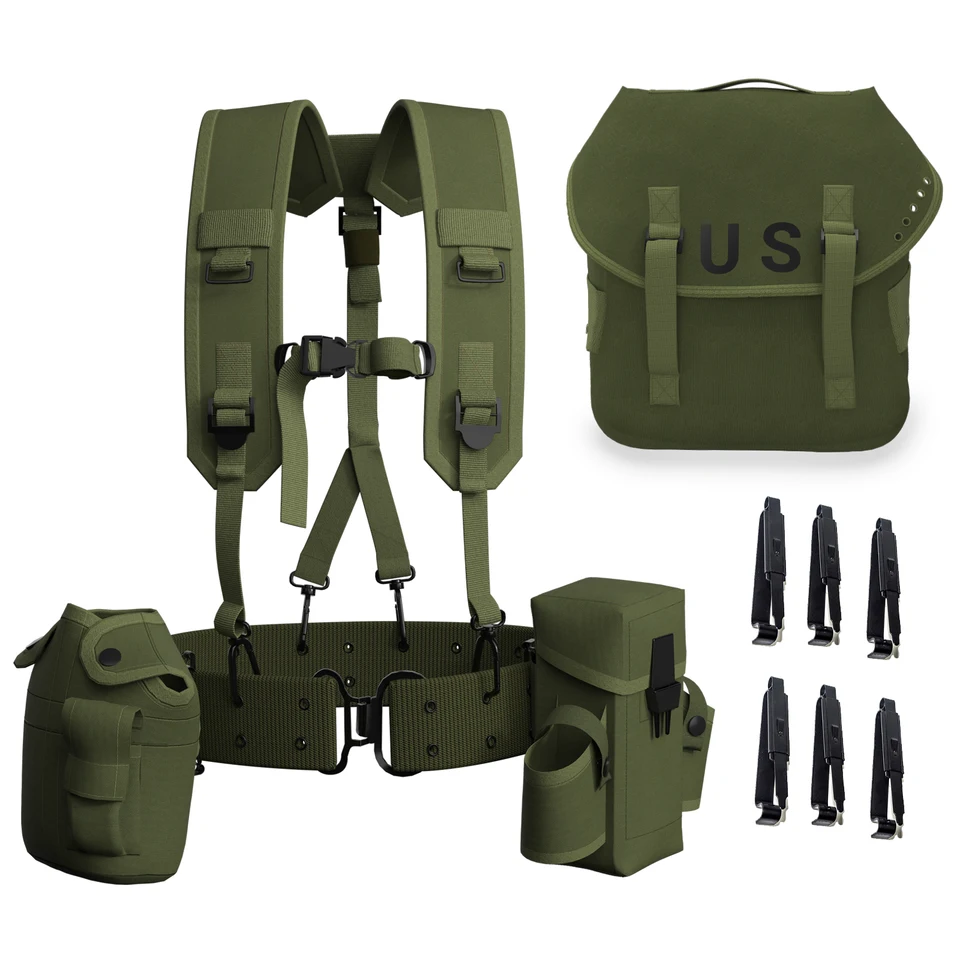 米軍 ALICEベルトキット MEDIUM 実レプ混在 Military ALICE Yoke Shoulder Strap Set - Tactical Army Gear