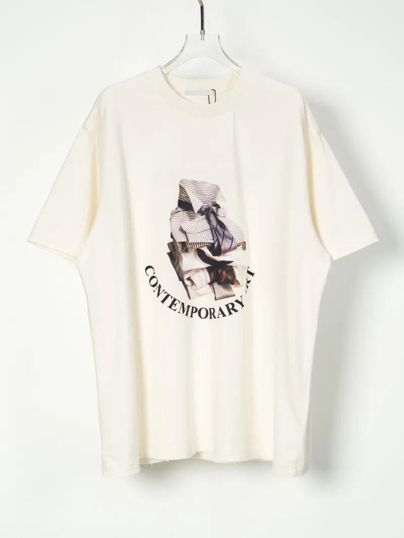 

AC 26ss letter print loose casual short-sleeved T-shirt
