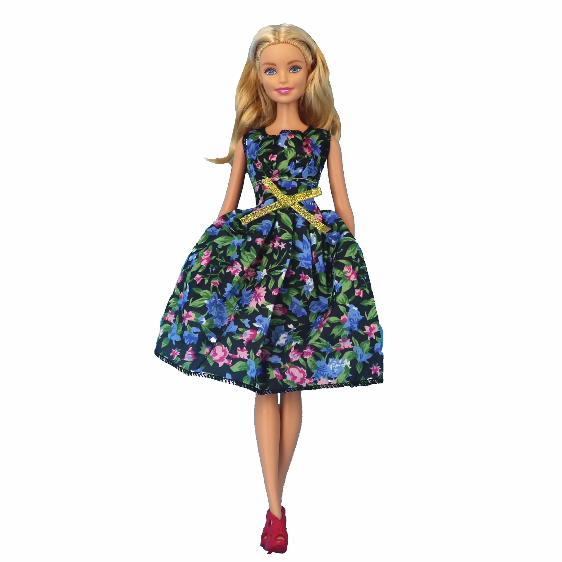 Handmade Doll Clothes for Girl Fashion Jumpsuits Dress Top and Pants Y2k Style Accessories for Barbie 30cm Dolls Toys for Kids view 2
