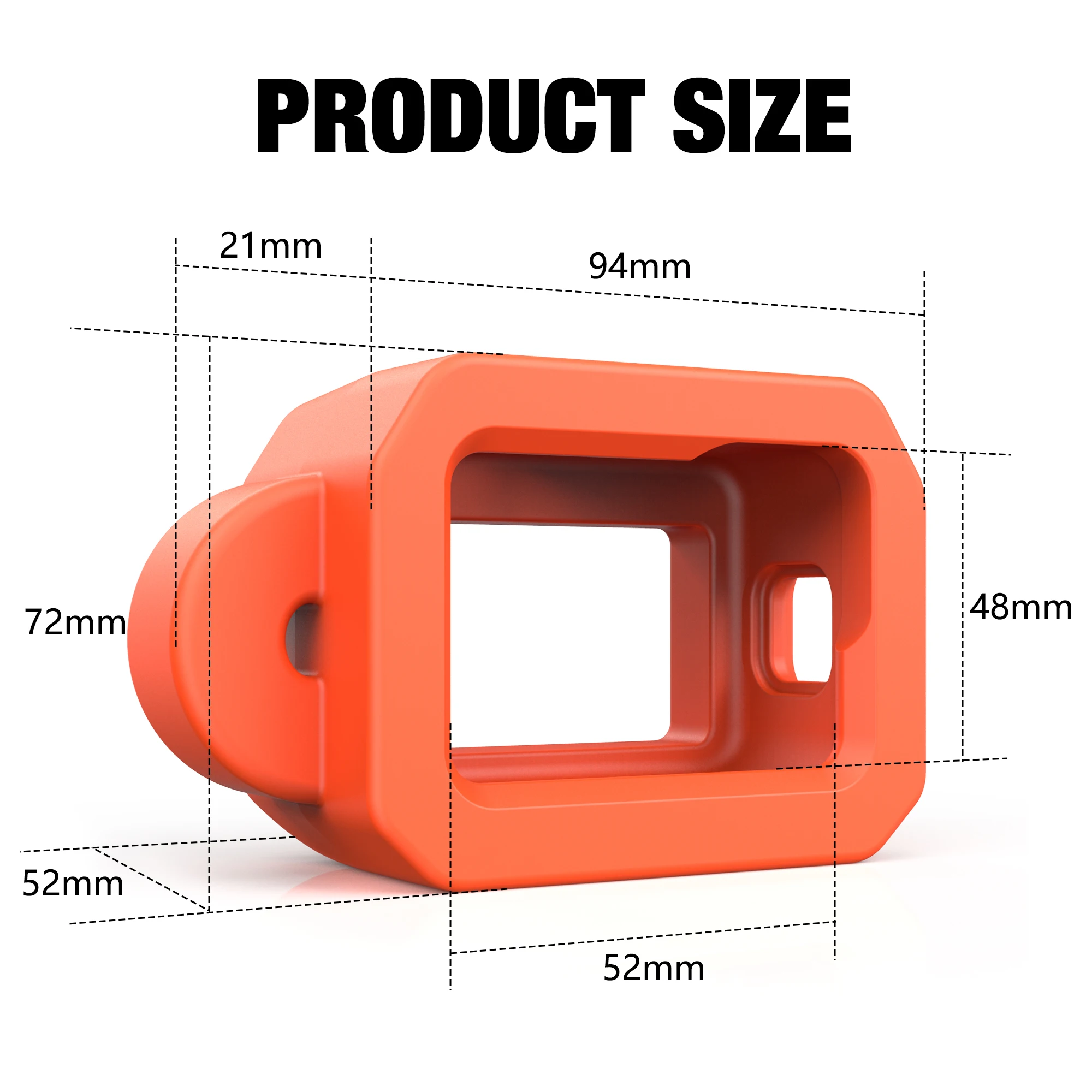 Super Buoyancy EVA Floating Floaty Case Cover with Long Screw for GoPro Hero 9/10/11/12/13