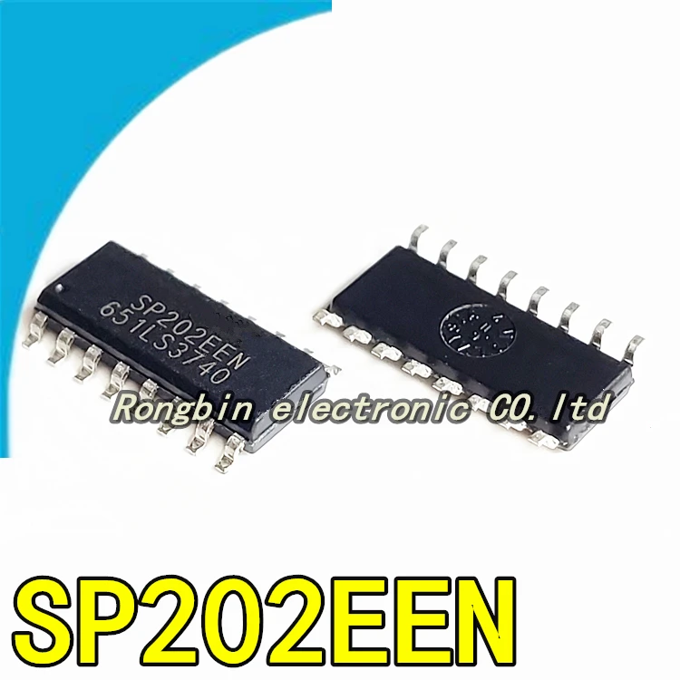 5PCS NEW SMD  SP202EEN  RS232 SOP16 Transceiver IC