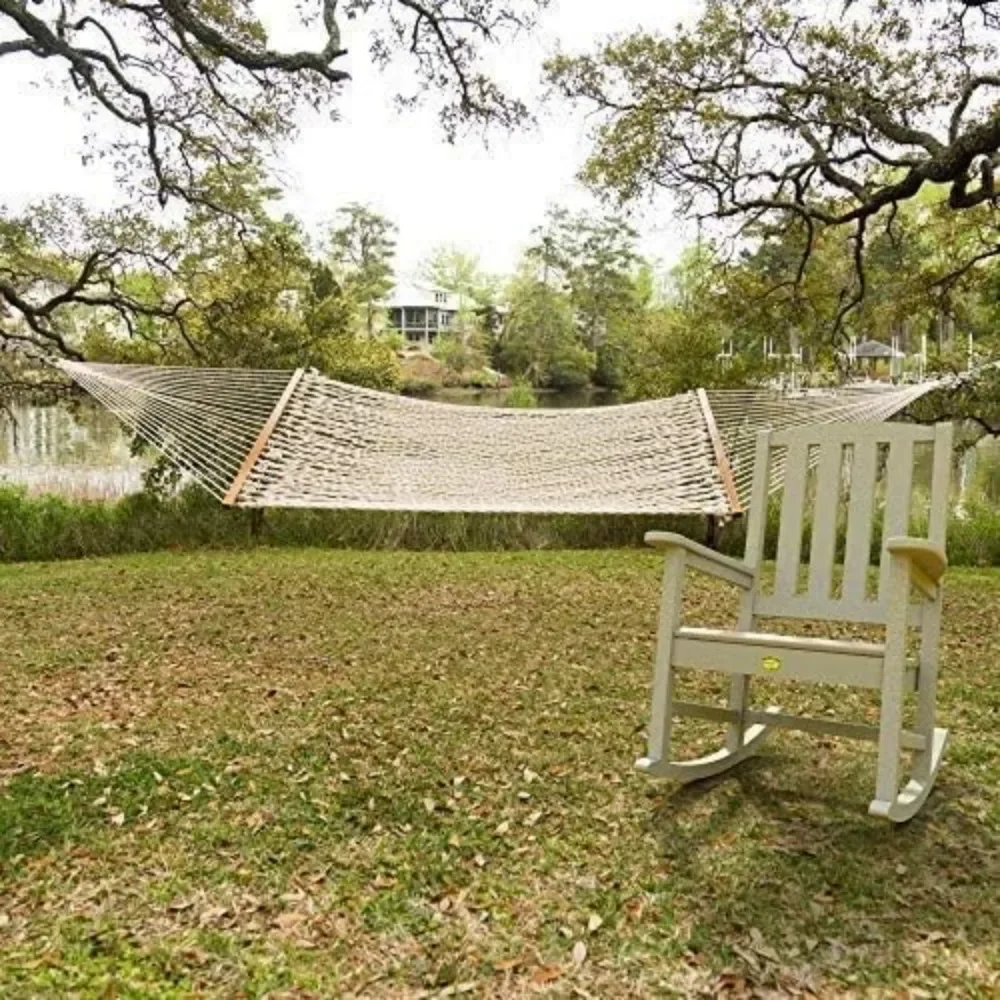 Pawleys Island-Original Deluxe Cotton Rope Hammock, Original Hammock, Livre Extensão Cadeias, Ganchos, Natureza Caminhada Gangorra Acampamento, 13OC