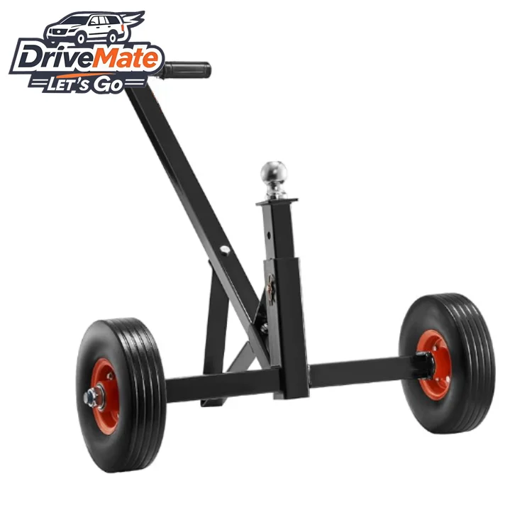 

600lbs Pound Trailer Dolly With 2" Ball Mount Adjustable Trailer Jack Mover Boat Trailer Dolly Manual Hand