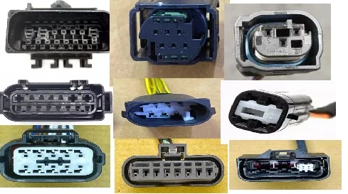 

1PCS Front and rear bumper radar harness plug USED ACC