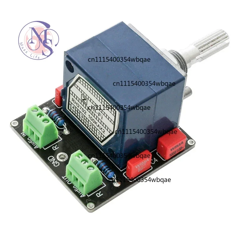 ZOCI-FOR-PH2702 Volume Control Board 100KA*2 Equal Loudness Treble Bass Boost Module, Replacement Parts*
