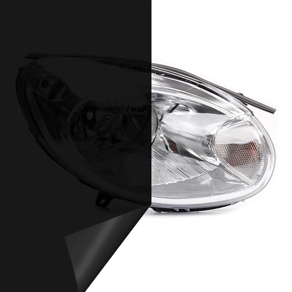 40cm Auto Koplamp Achterlicht Rook Zwart PVC Films Tint Koplamp Achterlicht Wrap Cover Sticker voor Motorfiets Auto Accessoires