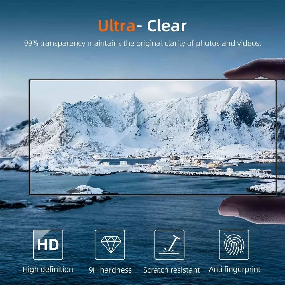 1-5PCS HD Full Cover Screen Protectors For Samsung S26 S25 Ultra A56 5G A55 A16 A54 A36 A07 A17 A26 Dust-Free Installation Glass